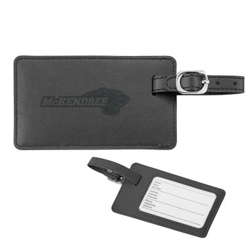  Neoskin Black Luggage Tag - Primary Mark Engraved