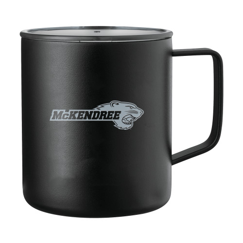  Rover Camp Vacuum Insulated Black Mug 14oz - Primary Mark Engraved