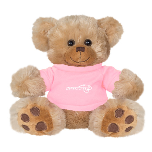  Plush Big Paw 8 1/2 inch Brown Bear w/Pink Shirt - Primary Mark
