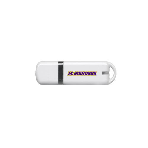  USB White Pen Drive 4G - Word Mark