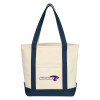 Thumbnail image for  Cotton Canvas Natural/Navy Tote Bag