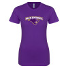 Thumbnail image for  Next Level Womens Purple Boyfriend Tee