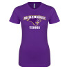 Thumbnail image for  Univ Next Level Womens Purple Boyfriend Tee