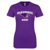 Thumbnail image for  Univ Next Level Womens Purple Boyfriend Tee