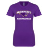 Thumbnail image for  Univ Next Level Womens Purple Boyfriend Tee