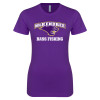 Thumbnail image for  Univ Next Level Womens Purple Boyfriend Tee