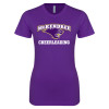 Thumbnail image for  Univ Next Level Womens Purple Boyfriend Tee