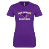 Thumbnail image for  Next Level Womens Purple Boyfriend Tee