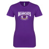 Thumbnail image for  Next Level Womens Purple Boyfriend Tee