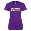 Thumbnail image for  Next Level Womens Purple Boyfriend Tee