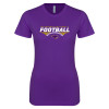 Thumbnail image for  Next Level Womens Purple Boyfriend Tee
