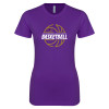 Thumbnail image for  Next Level Womens Purple Boyfriend Tee