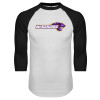 Thumbnail image for  White/Black Raglan Baseball T Shirt