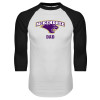 Thumbnail image for  White/Black Raglan Baseball T Shirt