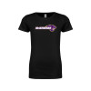 Thumbnail image for  Next Level Girls Black Fashion Fit T Shirt