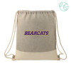 Thumbnail image for  Split Recycled Cotton Grey/Natural Drawstring Bag