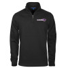 Thumbnail image for  Black Slub Fleece 1/4 Zip Pullover