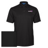Thumbnail image for  Black Performance Fine Jacquard Polo