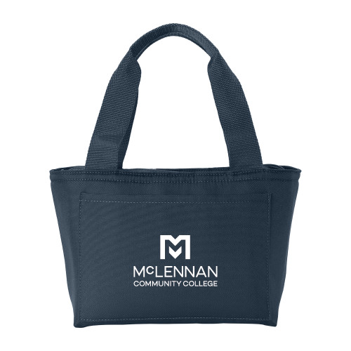  Comm  Insulated Navy Lunch Tote - McLennan Community College