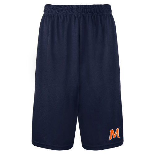  Community Navy Performance Classic 9 Inch Short - McLennan Primary Athletic Mark