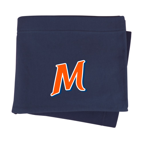  Community Navy Sweatshirt Blanket - McLennan Primary Athletic Mark