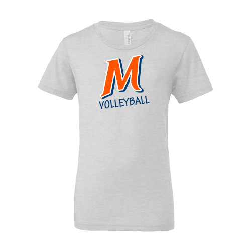  Community Bella + Canvas Youth Ash Grey Jersey T Shirt - McLennan Volleyball