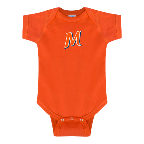  Community Orange Infant Onesie - McLennan Primary Athletic Mark