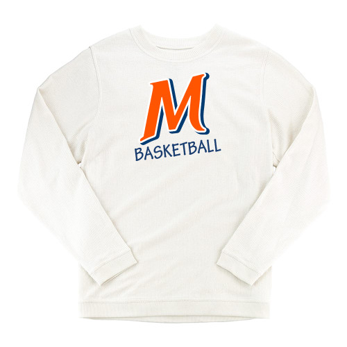  Community Boxercraft Womens Cream Corded Crew - McLennan Basketball