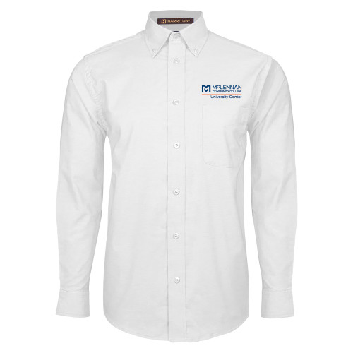  Community White Oxford Long Sleeve Shirt - McLennan University Center