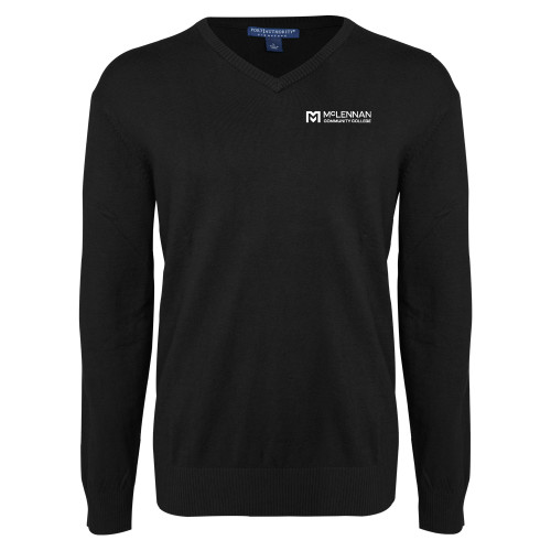  Community Black VNeck Sweater - McLennan Community College Horizontal