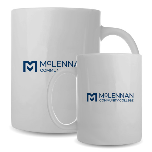  Community Full Color White Mug 15oz - McLennan Community College Horizontal