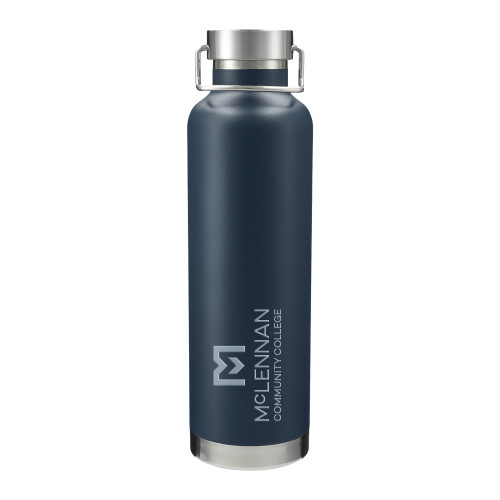  Community Thor Copper Vacuum Insulated Navy Bottle 32oz - McLennan Community College Primary Mark  Stacked Engraved