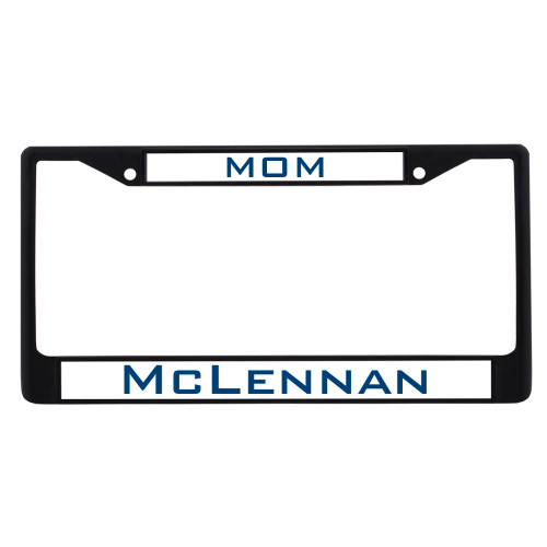  Mom Metal License Plate Frame in Black - Mom