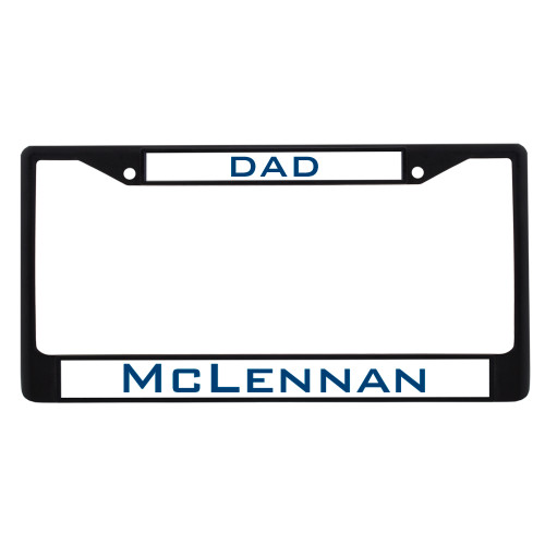  Dad Metal License Plate Frame in Black - Dad