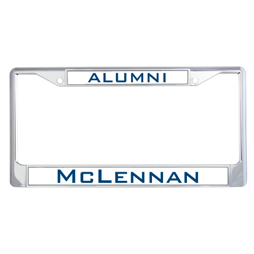  Alumni Metal License Plate Frame in Chrome - Alumni