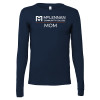Thumbnail image for  Community Bella + Canvas Navy Jersey Cotton Long Sleeve T Shirt