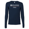 Thumbnail image for  Community Bella + Canvas Navy Jersey Cotton Long Sleeve T Shirt