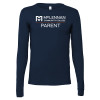 Thumbnail image for  Community Bella + Canvas Navy Jersey Cotton Long Sleeve T Shirt
