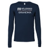 Thumbnail image for  Community Bella + Canvas Navy Jersey Cotton Long Sleeve T Shirt