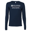 Thumbnail image for  Community Bella + Canvas Navy Jersey Cotton Long Sleeve T Shirt