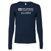 Thumbnail image for  Community Bella + Canvas Navy Jersey Cotton Long Sleeve T Shirt