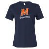 Thumbnail image for  Bella + Canvas Womens Navy Relaxed Cotton T Shirt