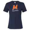 Thumbnail image for  Bella + Canvas Womens Navy Relaxed Cotton T Shirt