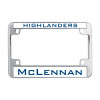 Thumbnail image for  Metal Motorcycle License Plate Frame in Chrome