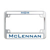 Thumbnail image for  Metal Motorcycle License Plate Frame in Chrome