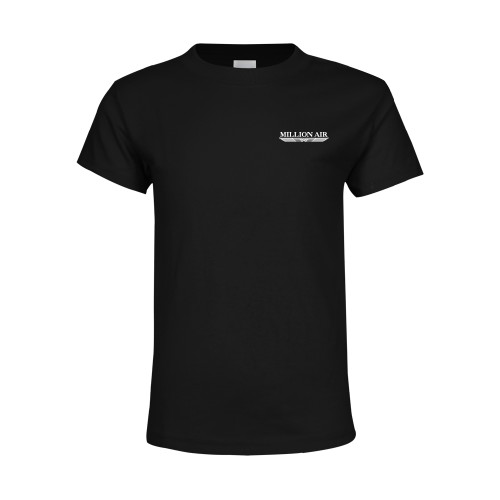  Youth Black T Shirt - Million Air Trademark
