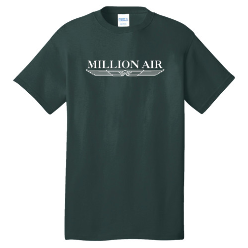  Extended Dark Green T Shirt - Million Air Trademark - PLUS