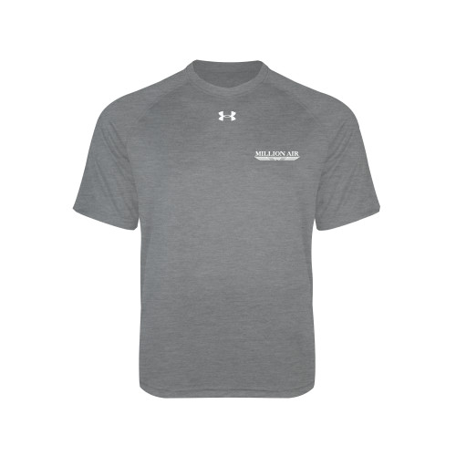  Under Armour Youth Grey Tech Tee - Million Air Trademark