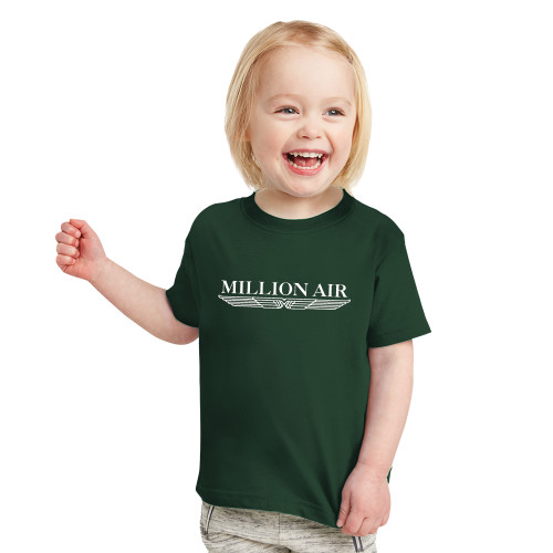  Toddler Dark Green T Shirt - Million Air Trademark