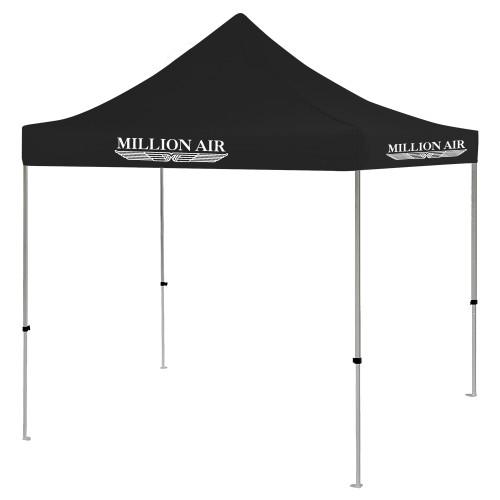  9 ft x 9 ft Black Tent - Million Air Trademark